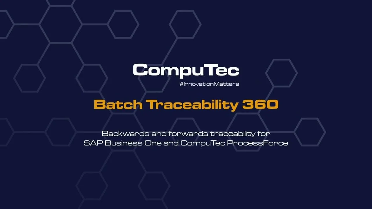 Video: Batch Traceability 360: An Introduction