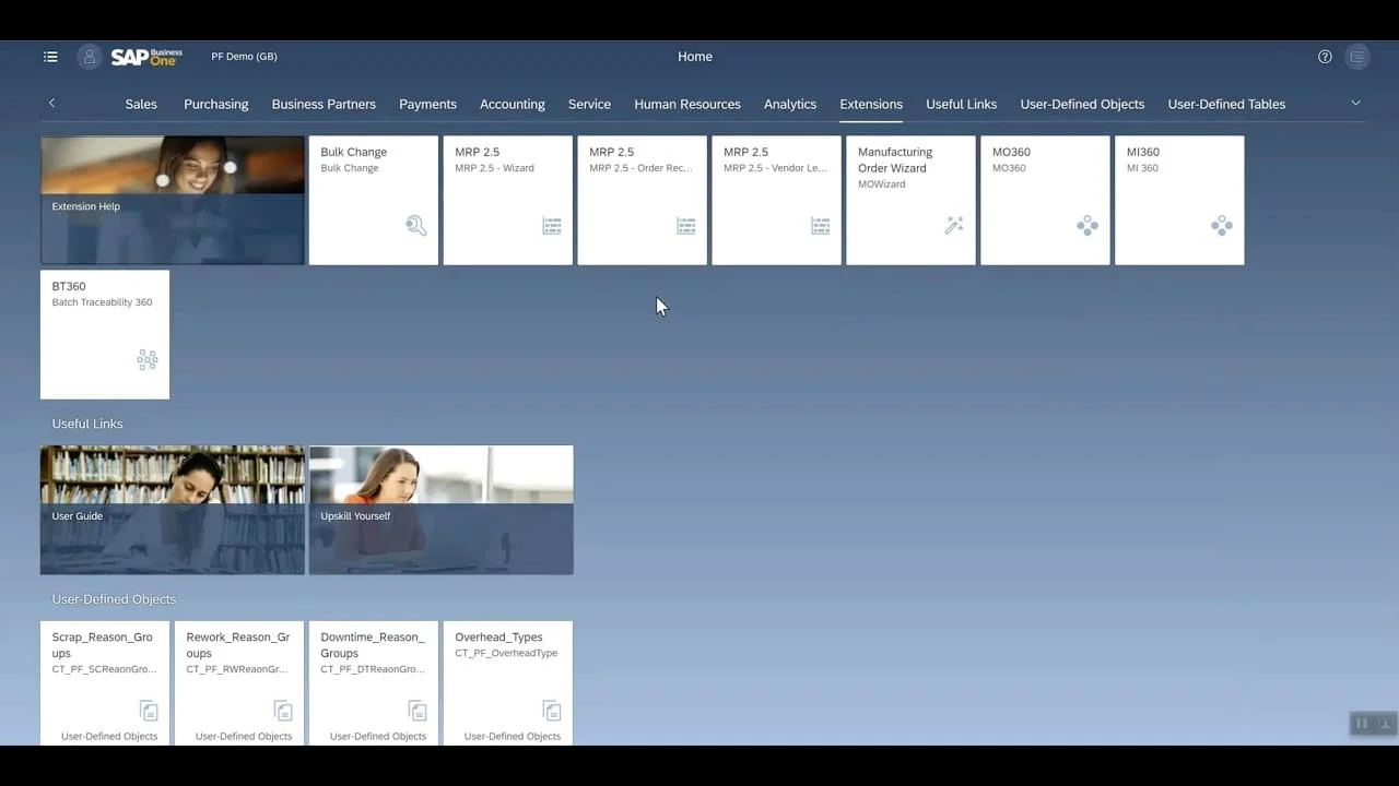 Video: CompuTec AppEngine Apps for the SAP Business One Web Client