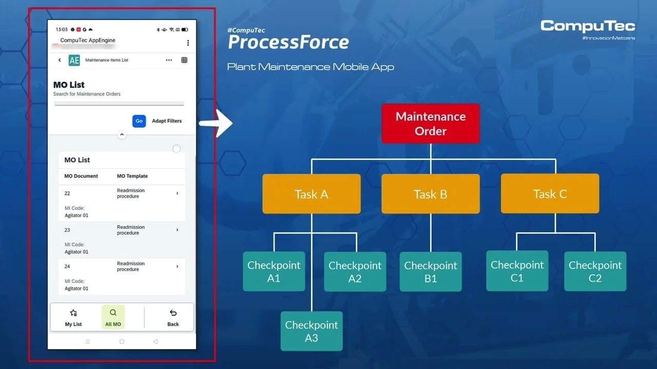 Video: CompuTec ProcessForce Plant Maintenance Mobile App