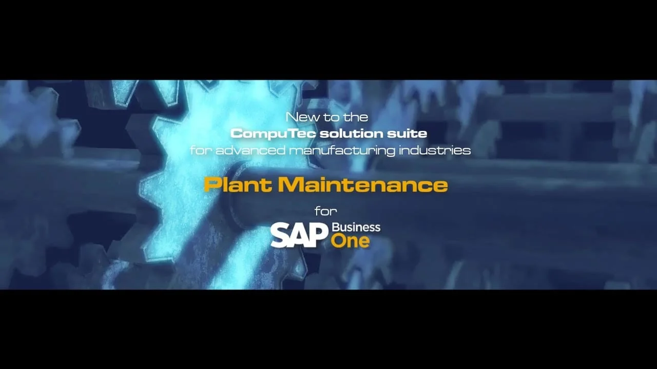 Video: CompuTec ProcessForce Plant Maintenance