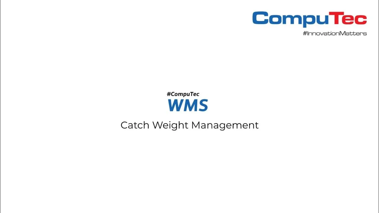 Video: CompuTec WMS: Catch Weight Management