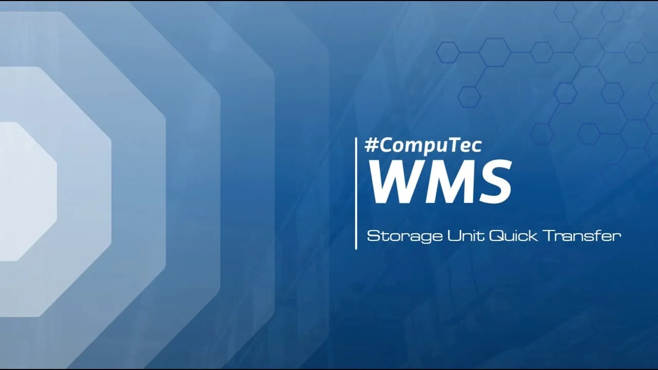 Video: CompuTec WMS Storage Unit Quick Transfer