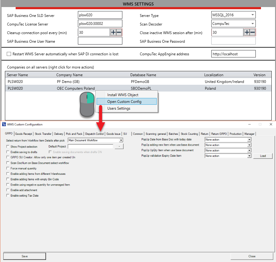 03 CompuTec WMS Custom Configurations